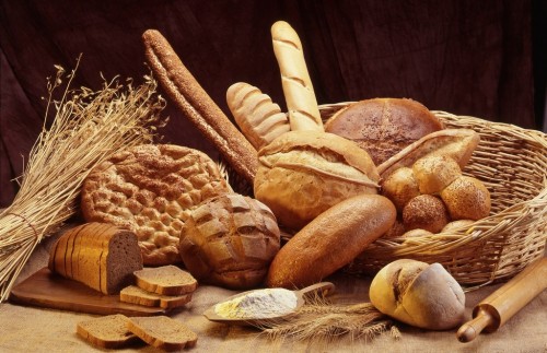 Group of different bread