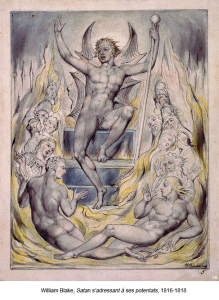 William Blake, Satan s'adressant à ses potentats